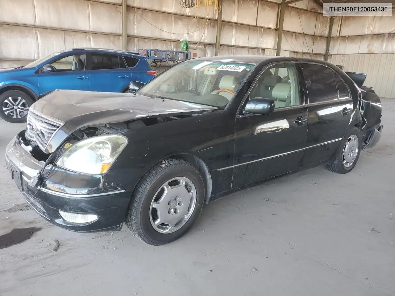 2002 Lexus Ls 430 VIN: JTHBN30F120053436 Lot: 62014325