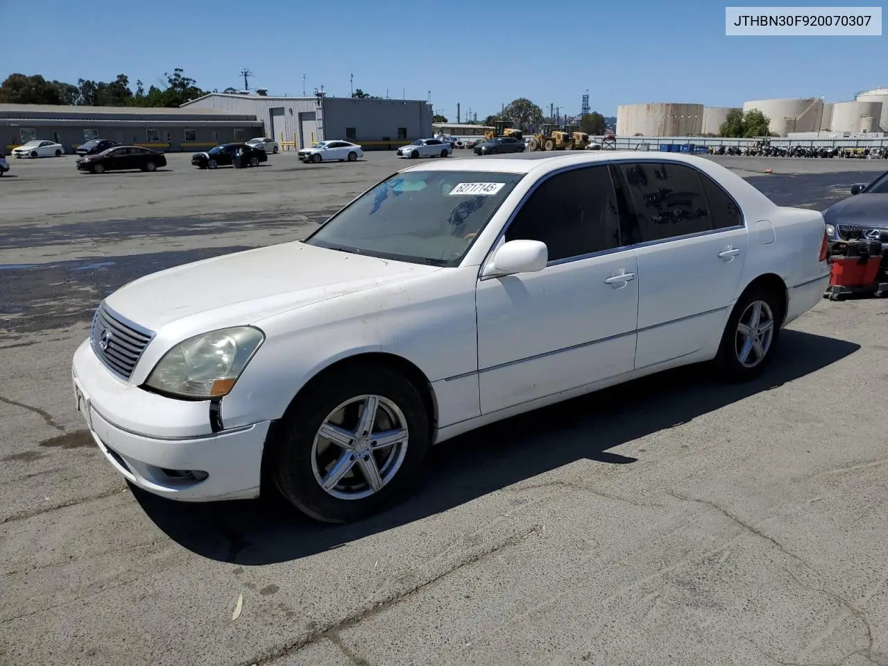 2002 Lexus Ls 430 VIN: JTHBN30F920070307 Lot: 62717145