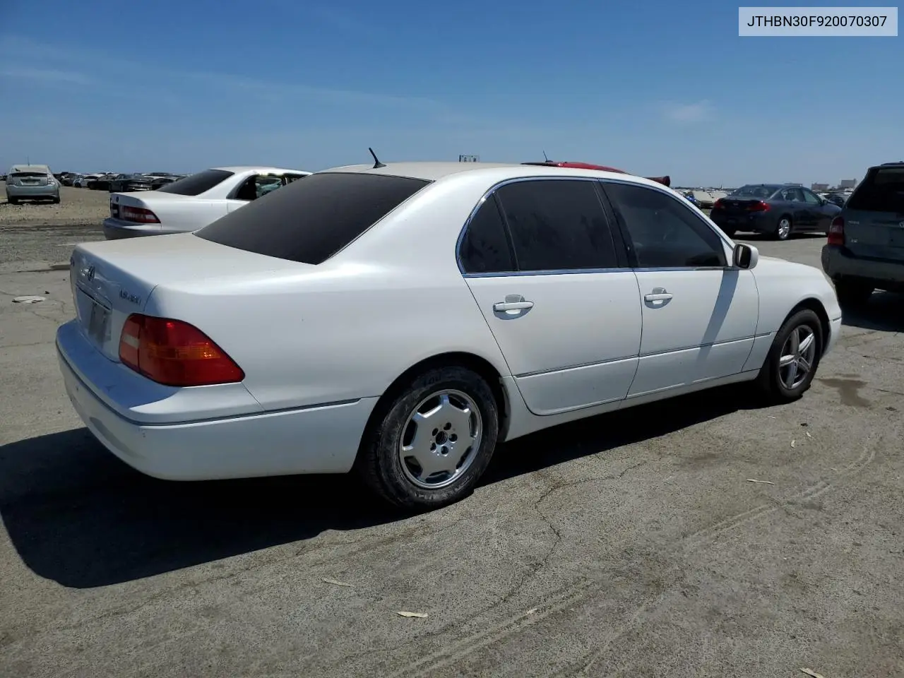 2002 Lexus Ls 430 VIN: JTHBN30F920070307 Lot: 62717145