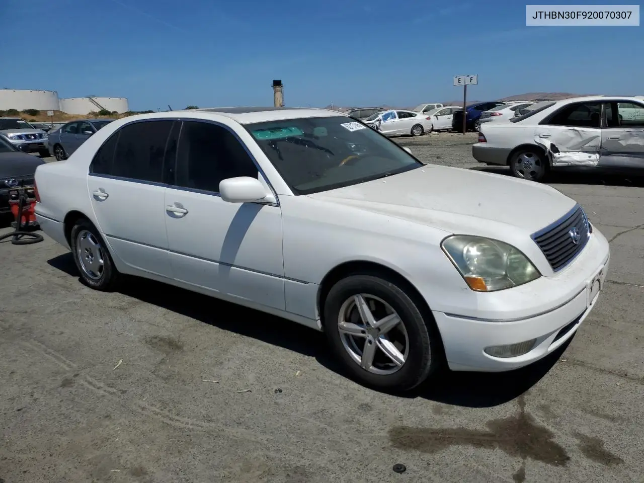 2002 Lexus Ls 430 VIN: JTHBN30F920070307 Lot: 62717145