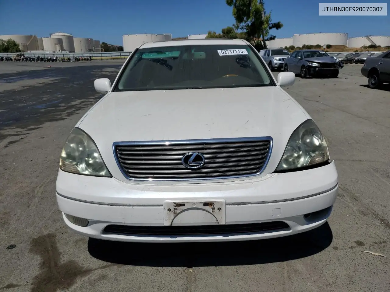 2002 Lexus Ls 430 VIN: JTHBN30F920070307 Lot: 62717145