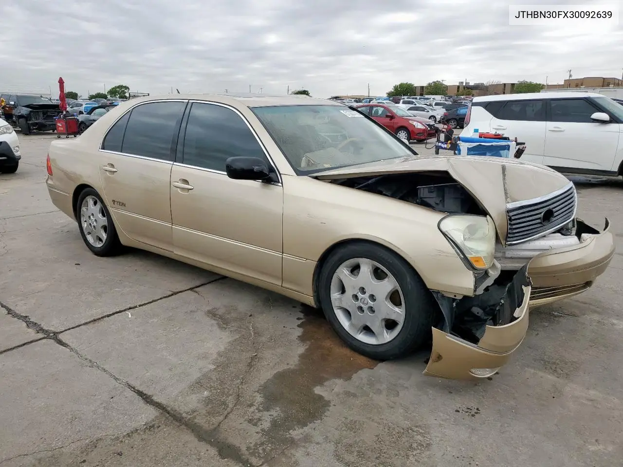 2003 Lexus Ls 430 VIN: JTHBN30FX30092639 Lot: 51322775