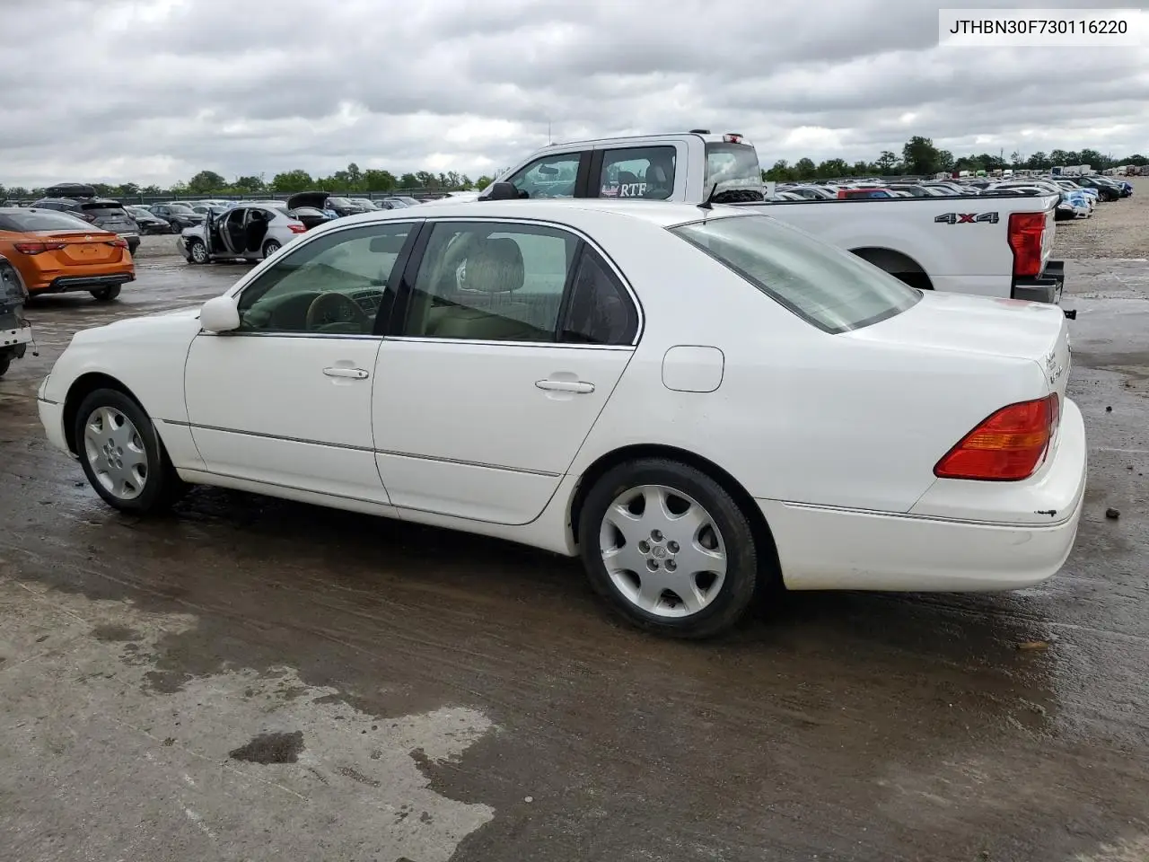 2003 Lexus Ls 430 VIN: JTHBN30F730116220 Lot: 54929245