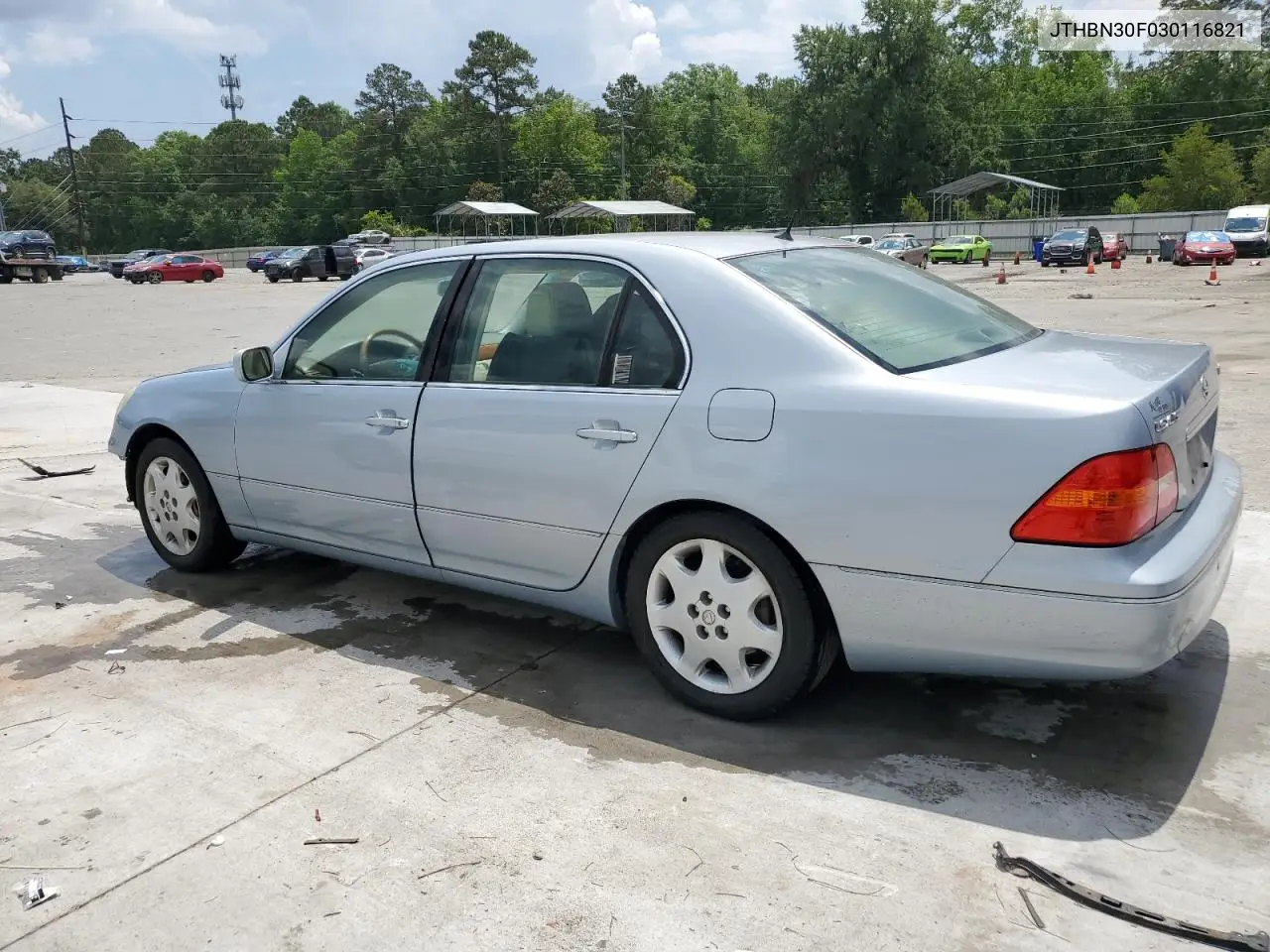 2003 Lexus Ls 430 VIN: JTHBN30F030116821 Lot: 56182675