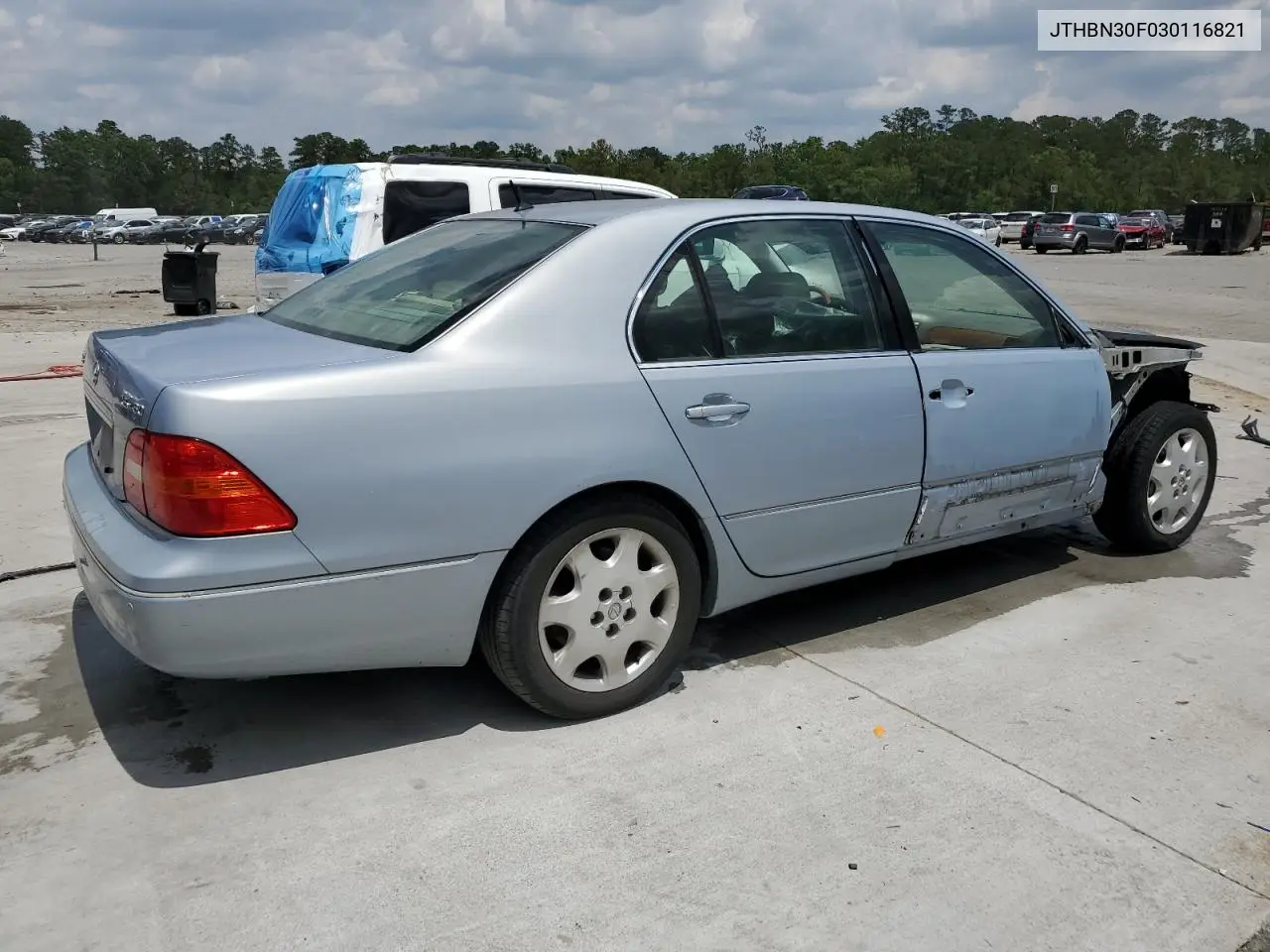 2003 Lexus Ls 430 VIN: JTHBN30F030116821 Lot: 56182675