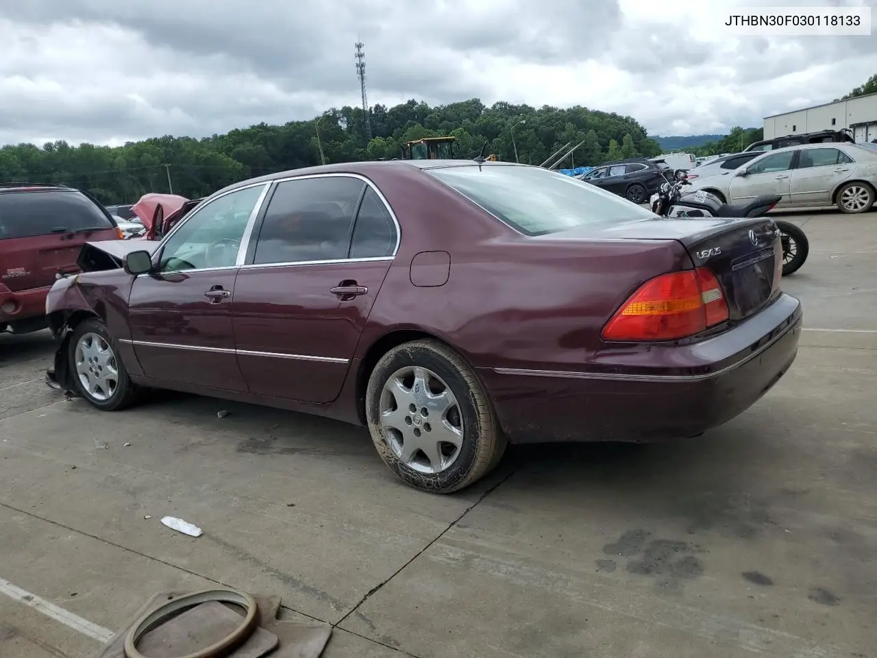 2003 Lexus Ls 430 VIN: JTHBN30F030118133 Lot: 60529815