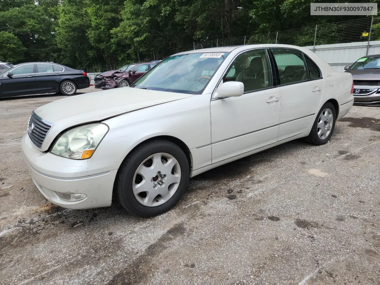 2003 Lexus Ls 430 VIN: JTHBN30F930097847 Lot: 60708055