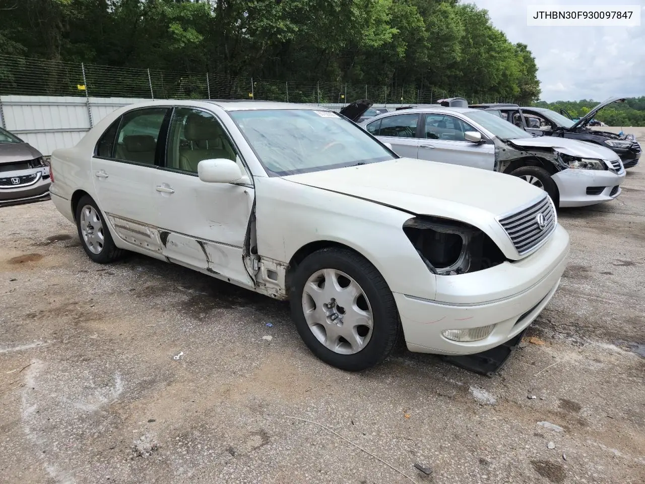 2003 Lexus Ls 430 VIN: JTHBN30F930097847 Lot: 60708055