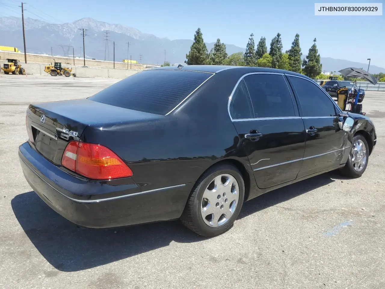 2003 Lexus Ls 430 VIN: JTHBN30F830099329 Lot: 61508635