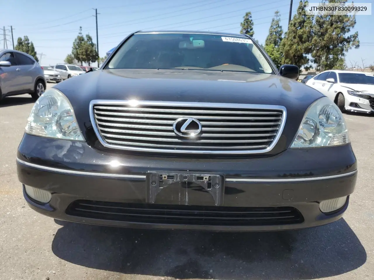 2003 Lexus Ls 430 VIN: JTHBN30F830099329 Lot: 61508635