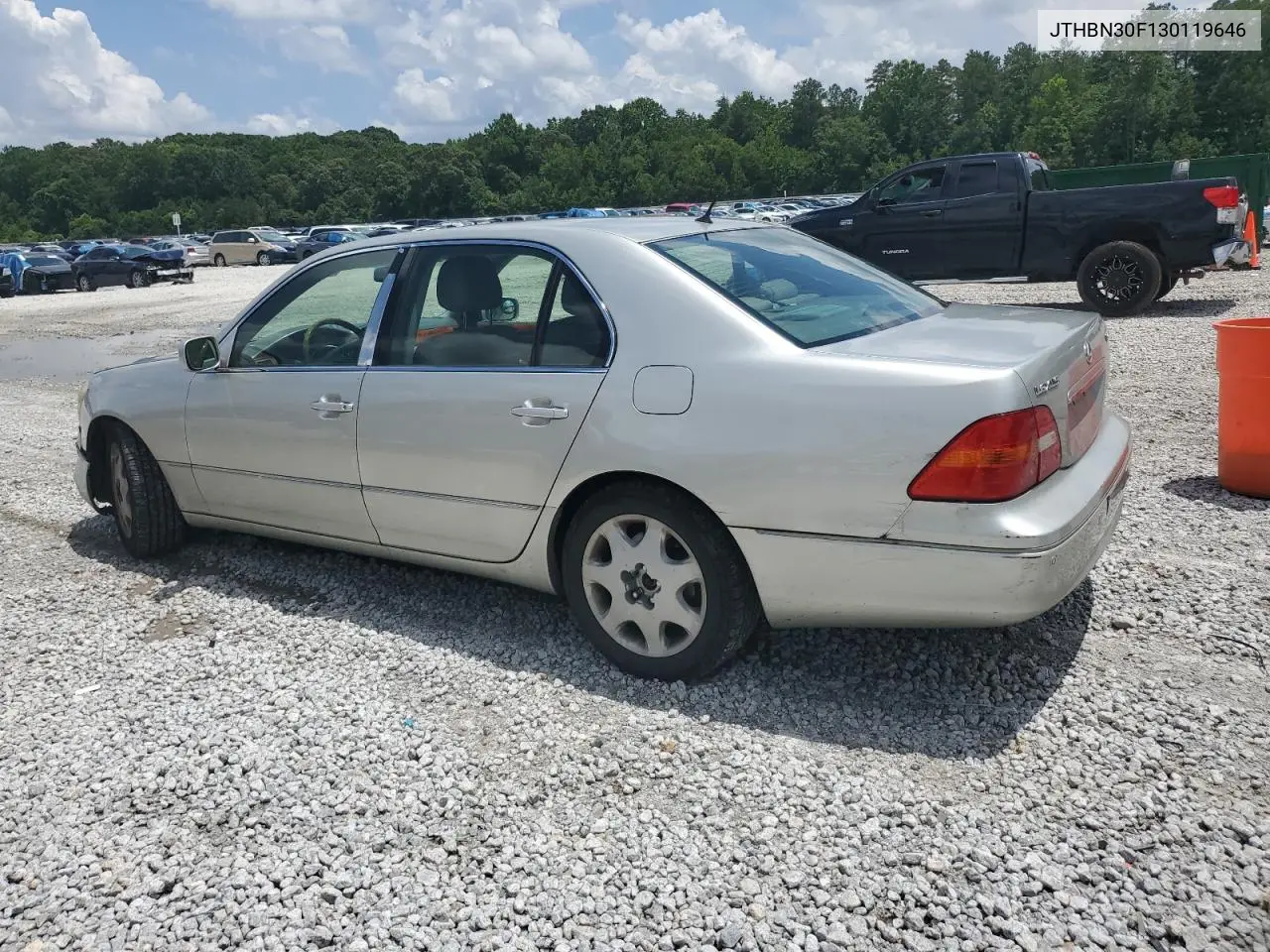 2003 Lexus Ls 430 VIN: JTHBN30F130119646 Lot: 61667275