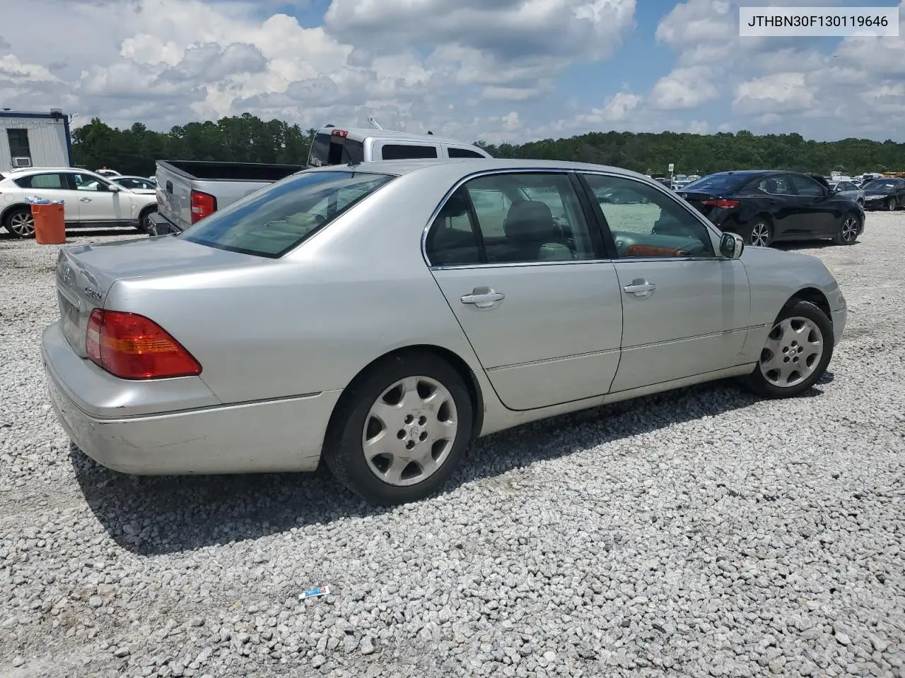 2003 Lexus Ls 430 VIN: JTHBN30F130119646 Lot: 61667275