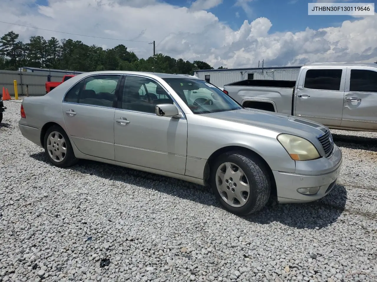 2003 Lexus Ls 430 VIN: JTHBN30F130119646 Lot: 61667275