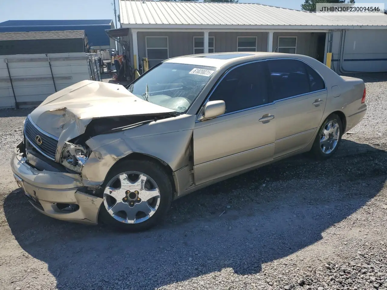 2003 Lexus Ls 430 VIN: JTHBN30F230094546 Lot: 61820035