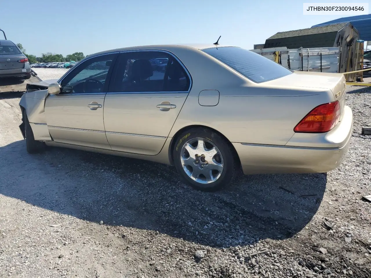 2003 Lexus Ls 430 VIN: JTHBN30F230094546 Lot: 61820035
