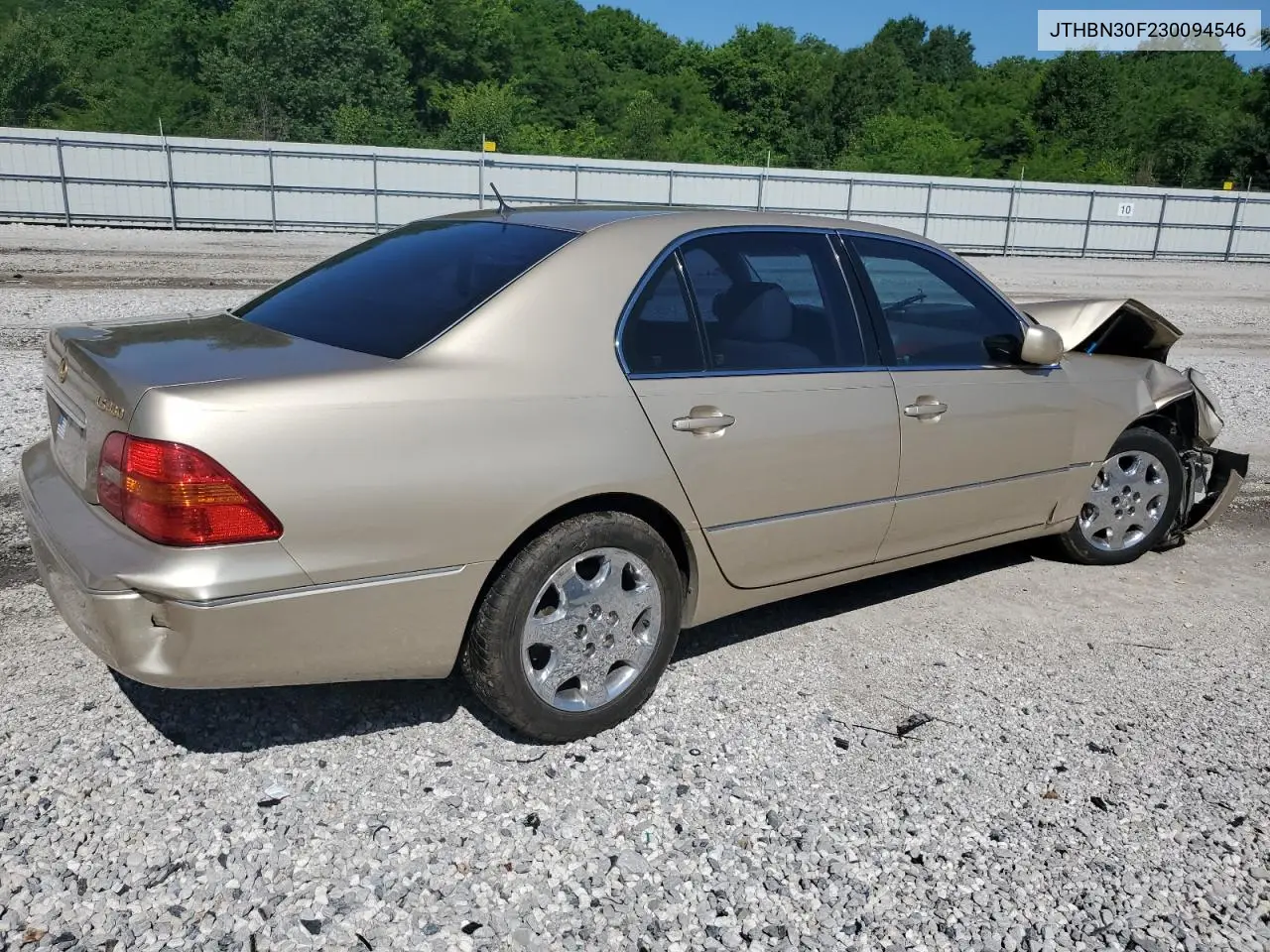 2003 Lexus Ls 430 VIN: JTHBN30F230094546 Lot: 61820035