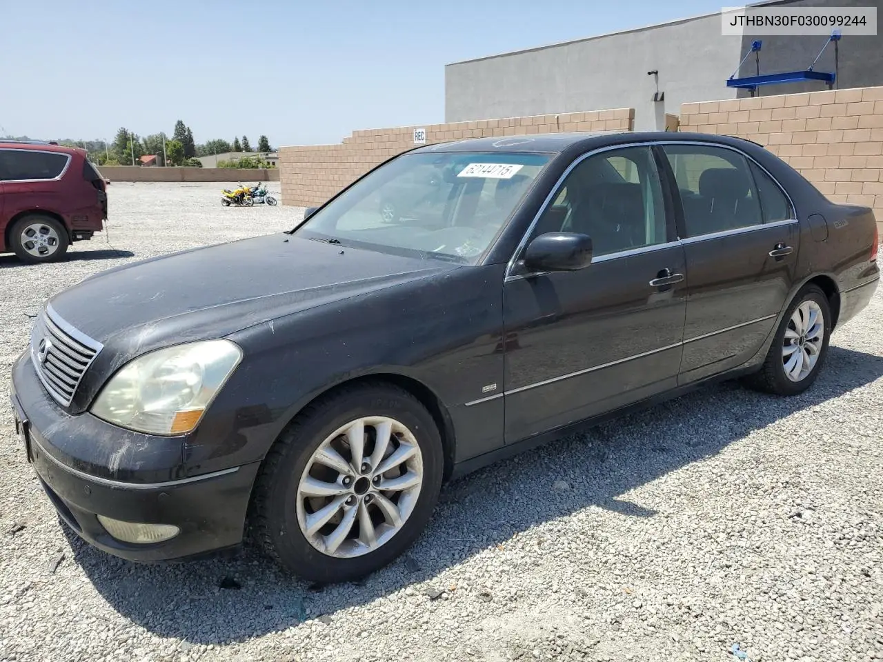 2003 Lexus Ls 430 VIN: JTHBN30F030099244 Lot: 62144715