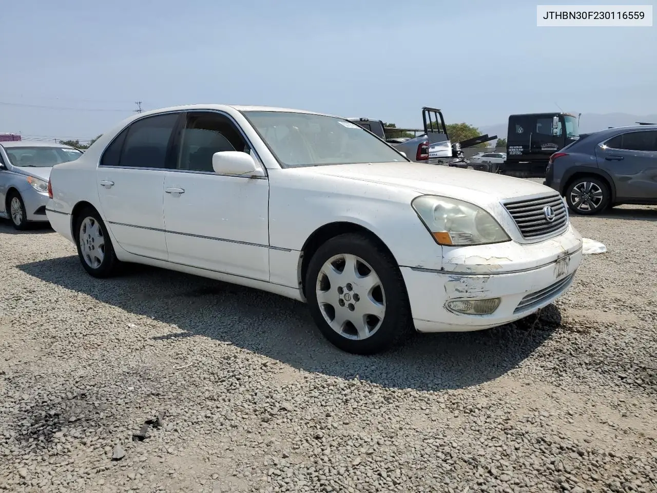 2003 Lexus Ls 430 VIN: JTHBN30F230116559 Lot: 63787165