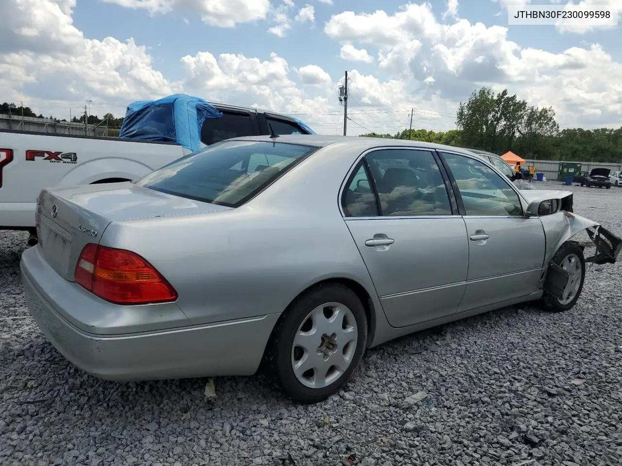 2003 Lexus Ls 430 VIN: JTHBN30F230099598 Lot: 66072225