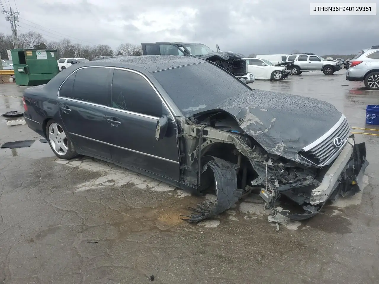 2004 Lexus Ls 430 VIN: JTHBN36F940129351 Lot: 47869445
