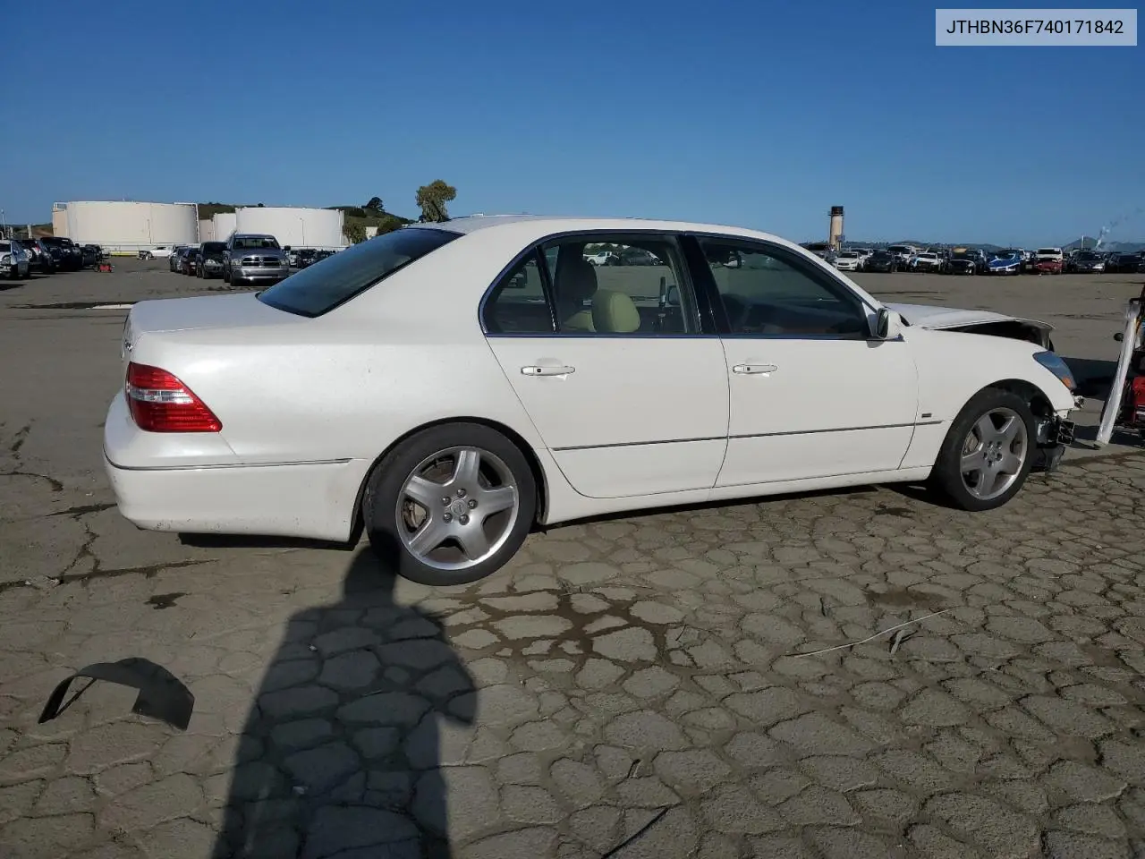 2004 Lexus Ls 430 VIN: JTHBN36F740171842 Lot: 51562505