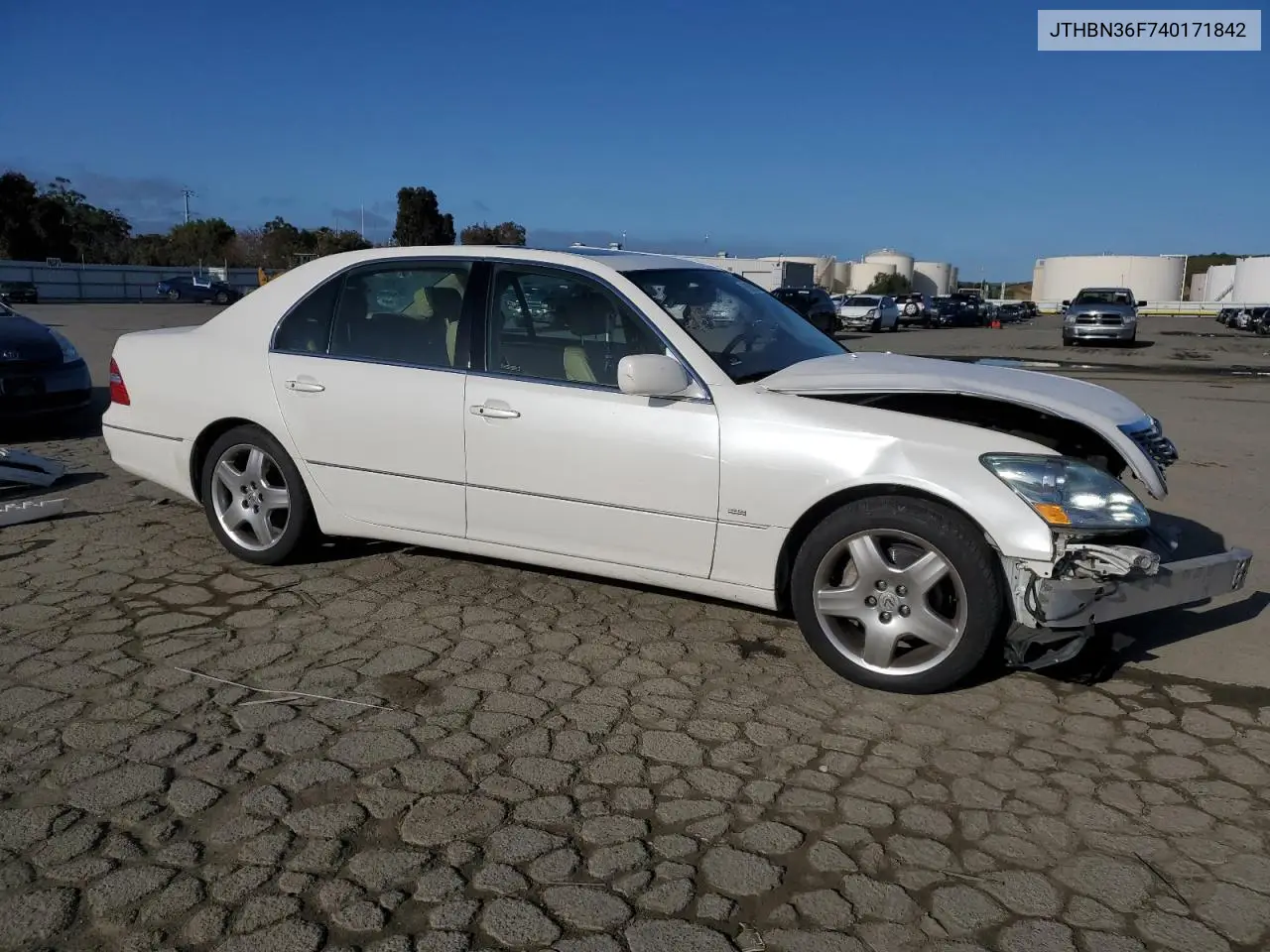 2004 Lexus Ls 430 VIN: JTHBN36F740171842 Lot: 51562505