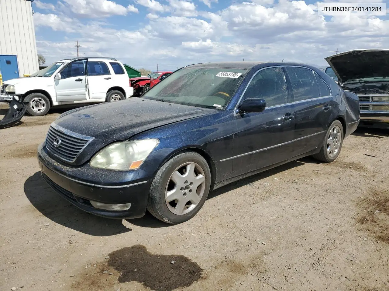 2004 Lexus Ls 430 VIN: JTHBN36F340141284 Lot: 56053165