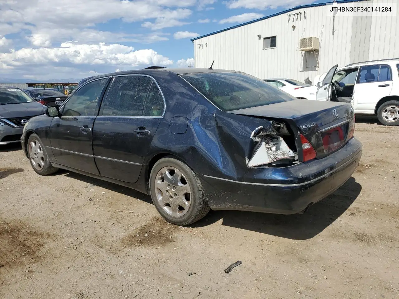2004 Lexus Ls 430 VIN: JTHBN36F340141284 Lot: 56053165