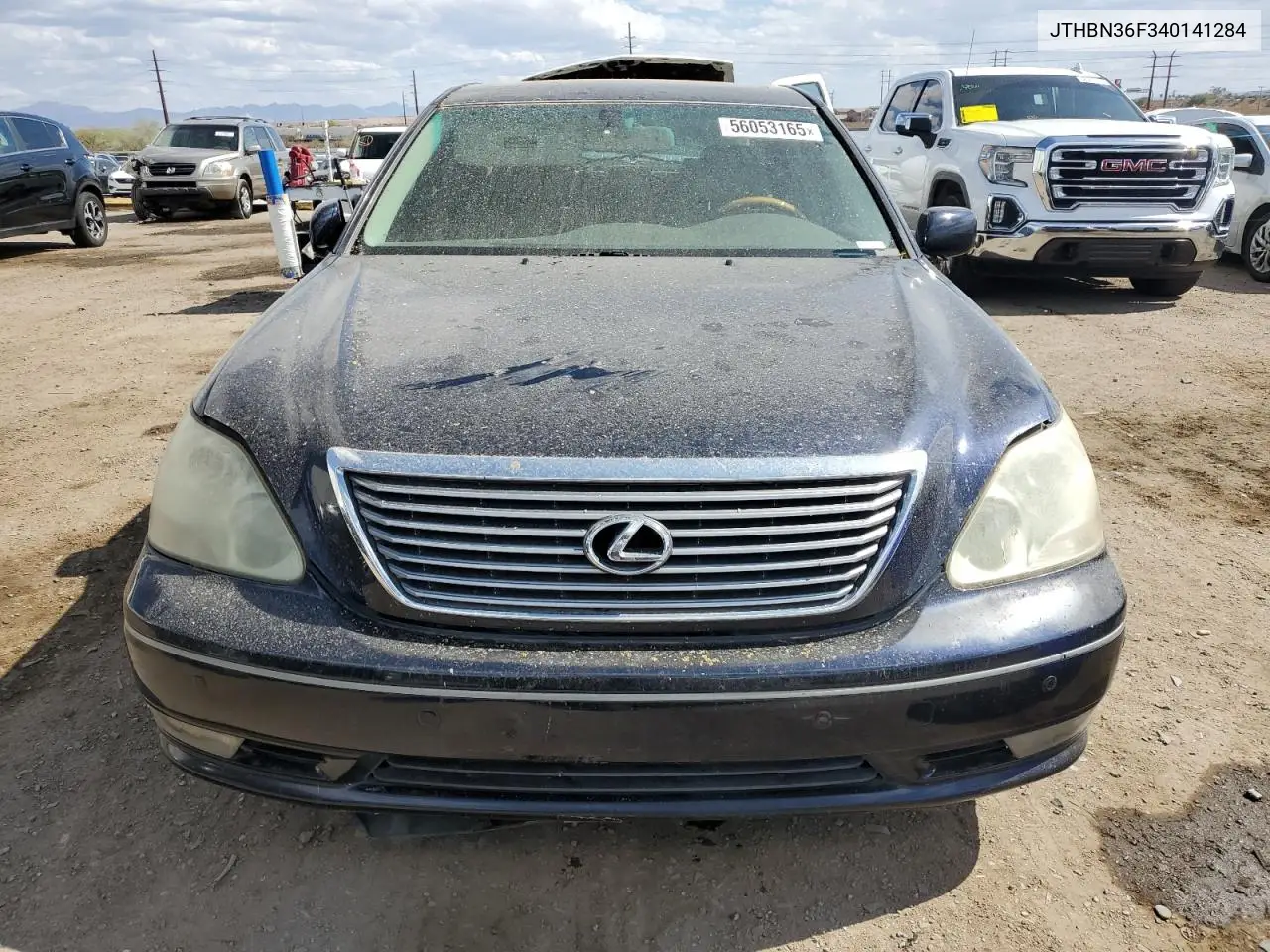 2004 Lexus Ls 430 VIN: JTHBN36F340141284 Lot: 56053165