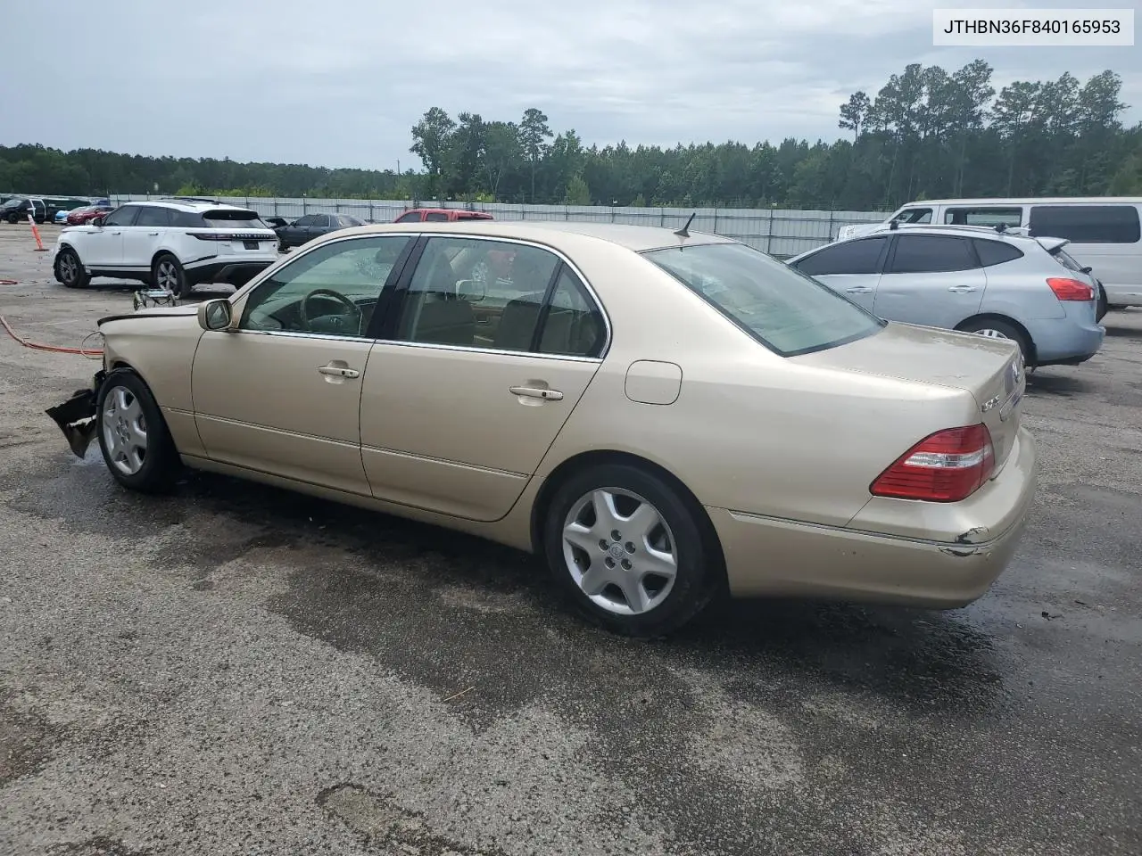 2004 Lexus Ls 430 VIN: JTHBN36F840165953 Lot: 60348215