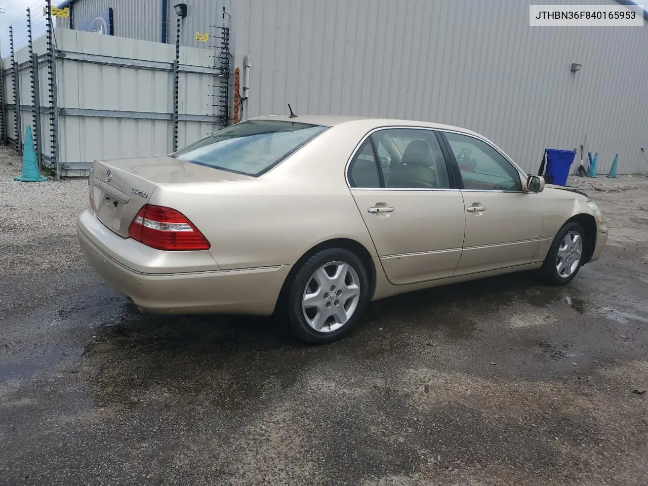 2004 Lexus Ls 430 VIN: JTHBN36F840165953 Lot: 60348215