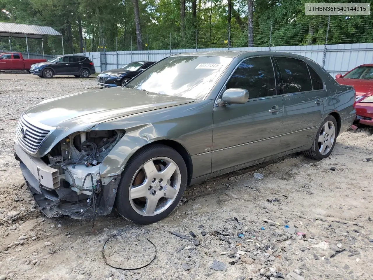 2004 Lexus Ls 430 VIN: JTHBN36F540144915 Lot: 60801345