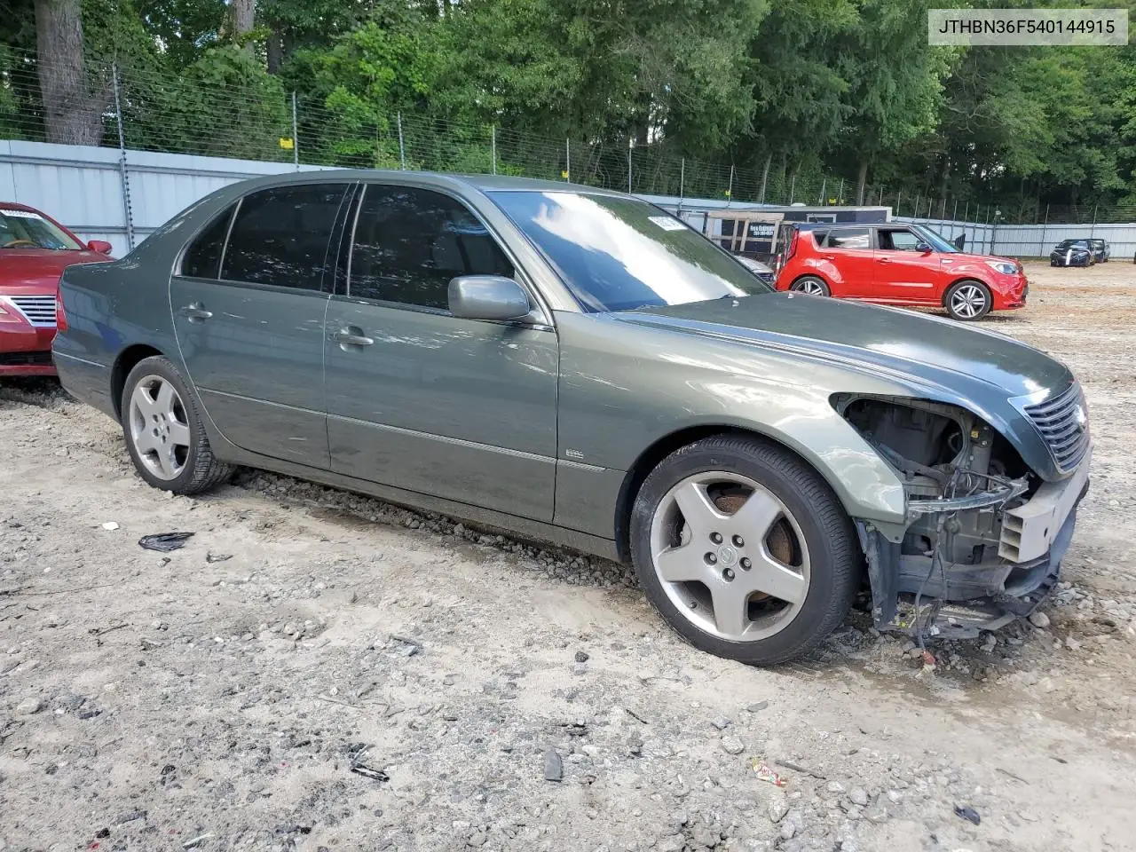 2004 Lexus Ls 430 VIN: JTHBN36F540144915 Lot: 60801345
