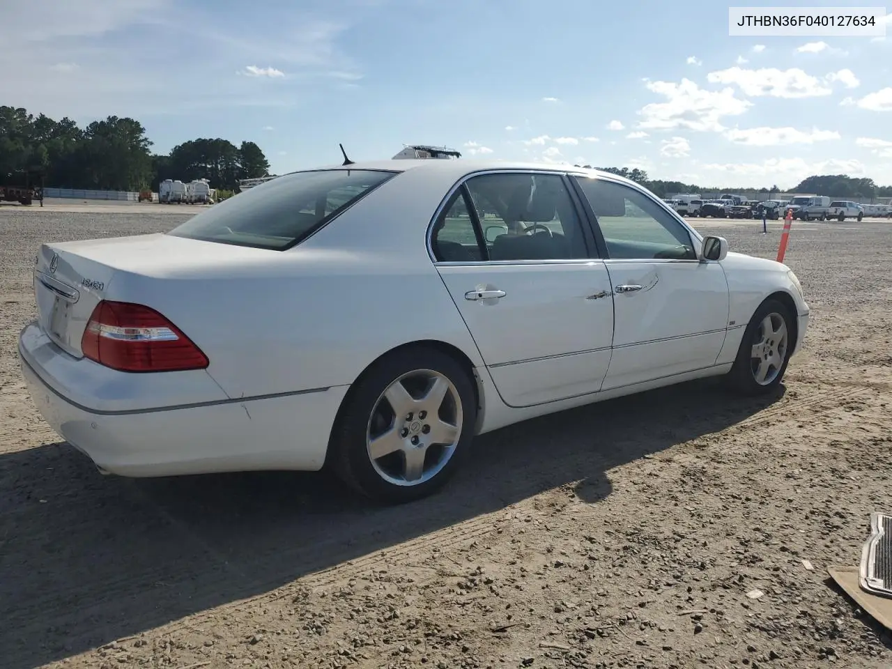 2004 Lexus Ls 430 VIN: JTHBN36F040127634 Lot: 61167545
