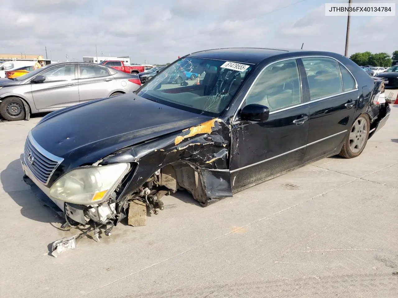 2004 Lexus Ls 430 VIN: JTHBN36FX40134784 Lot: 61479555