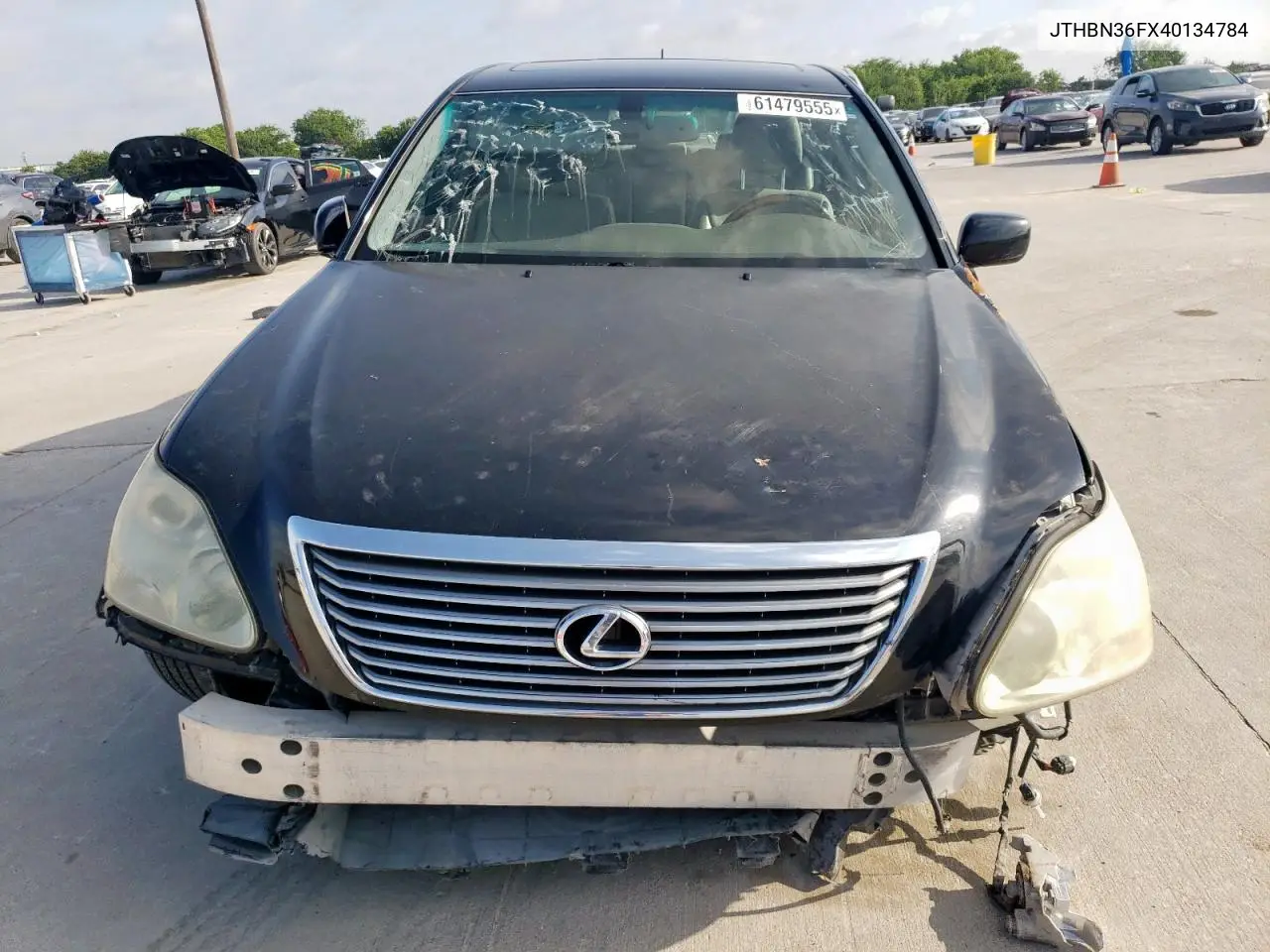 2004 Lexus Ls 430 VIN: JTHBN36FX40134784 Lot: 61479555