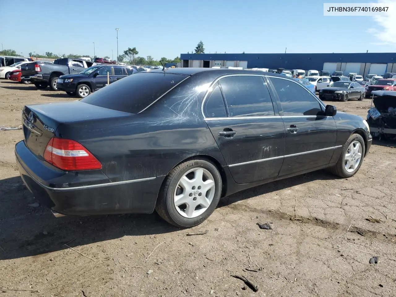 2004 Lexus Ls 430 VIN: JTHBN36F740169847 Lot: 62013255