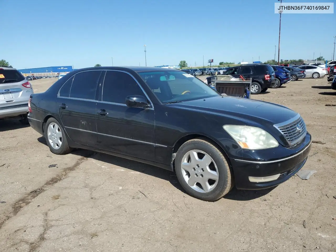 2004 Lexus Ls 430 VIN: JTHBN36F740169847 Lot: 62013255
