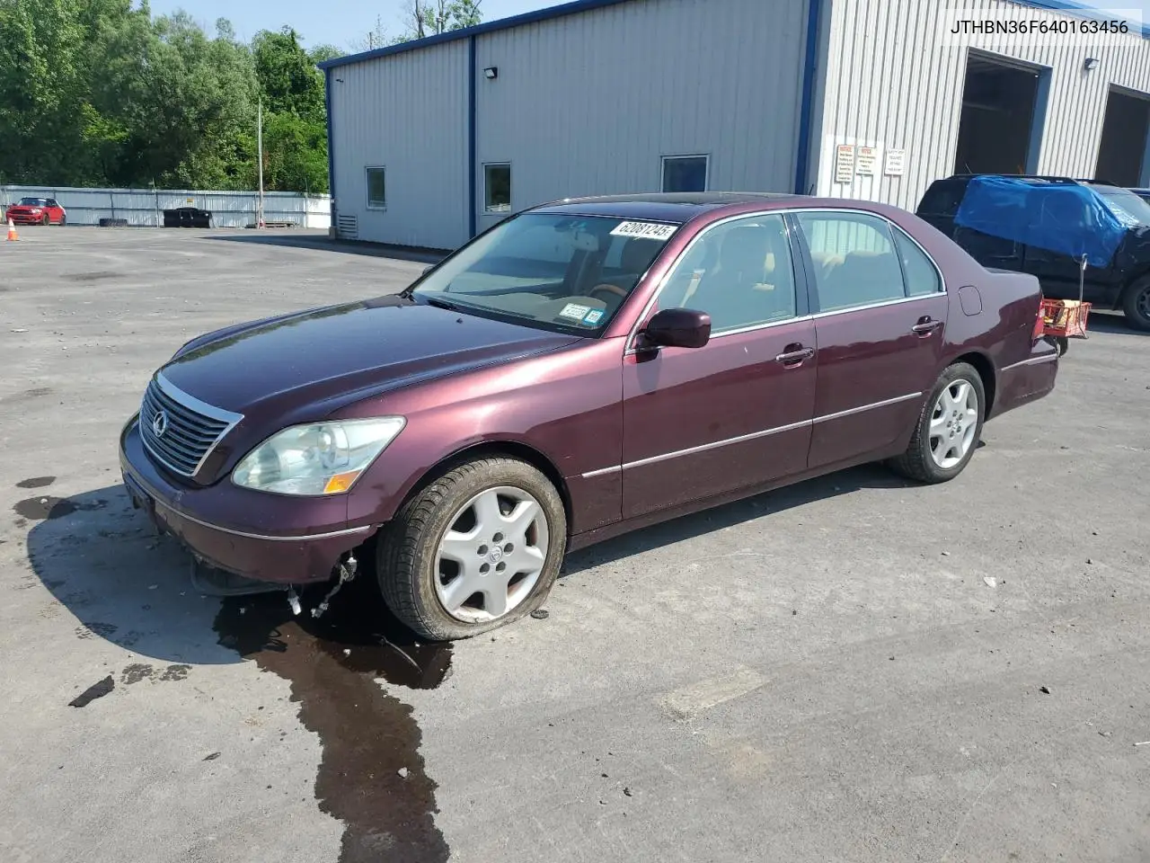 2004 Lexus Ls 430 VIN: JTHBN36F640163456 Lot: 62081245