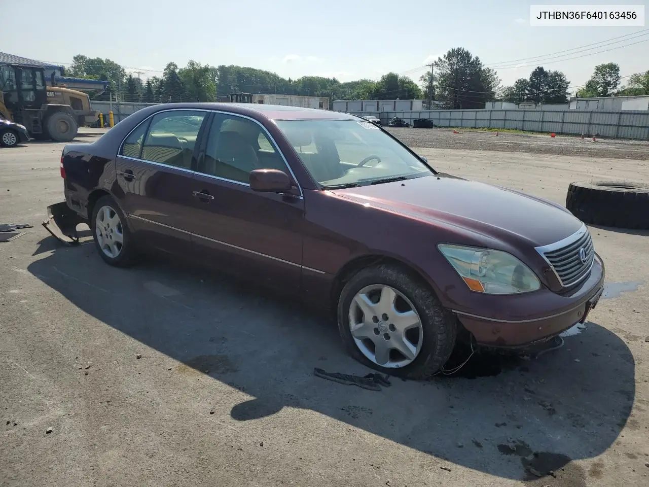 2004 Lexus Ls 430 VIN: JTHBN36F640163456 Lot: 62081245