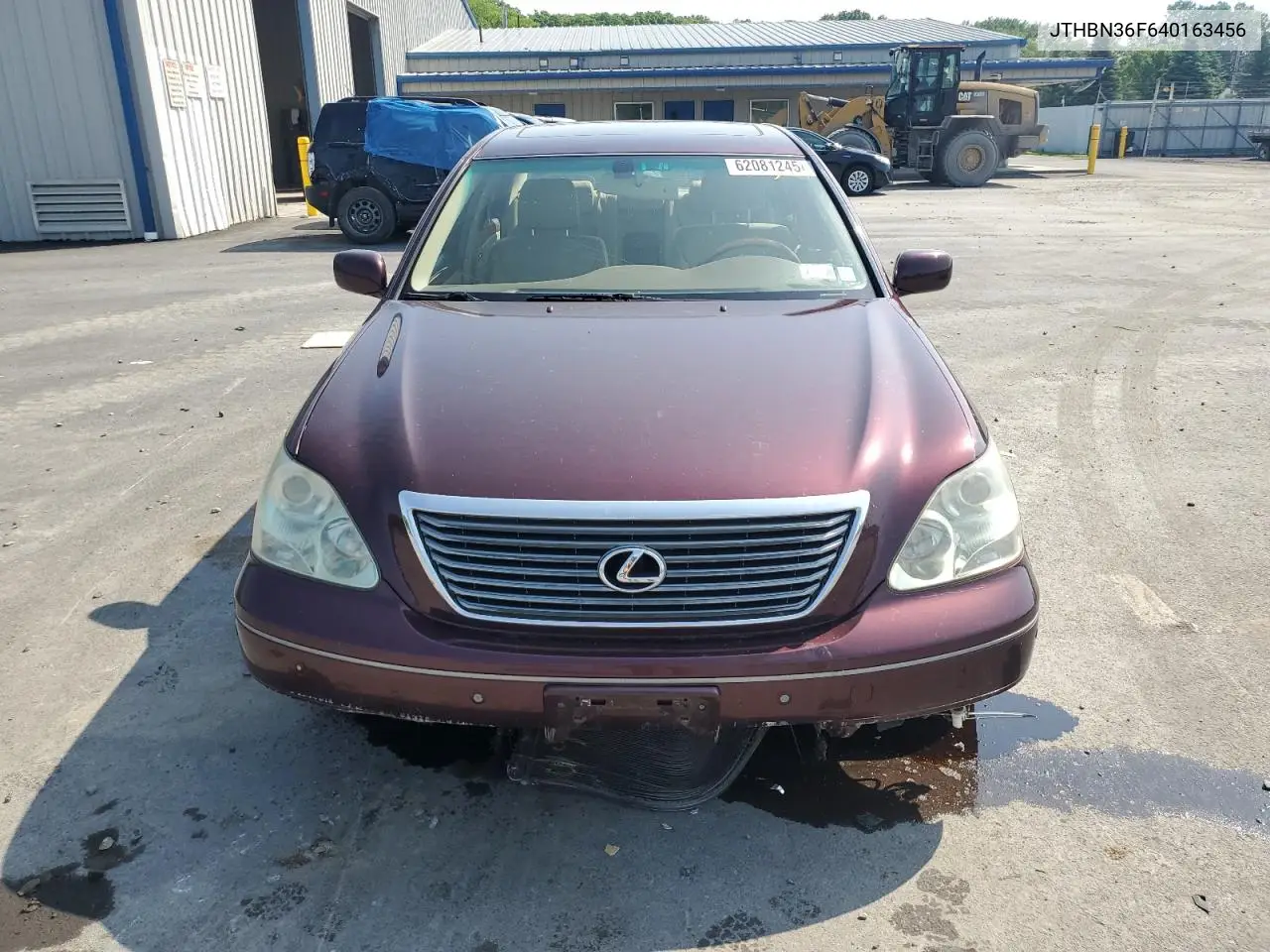 2004 Lexus Ls 430 VIN: JTHBN36F640163456 Lot: 62081245