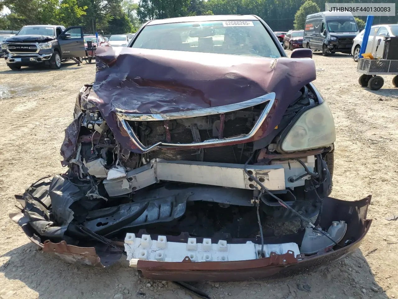2004 Lexus Ls 430 VIN: JTHBN36F440130083 Lot: 62088265