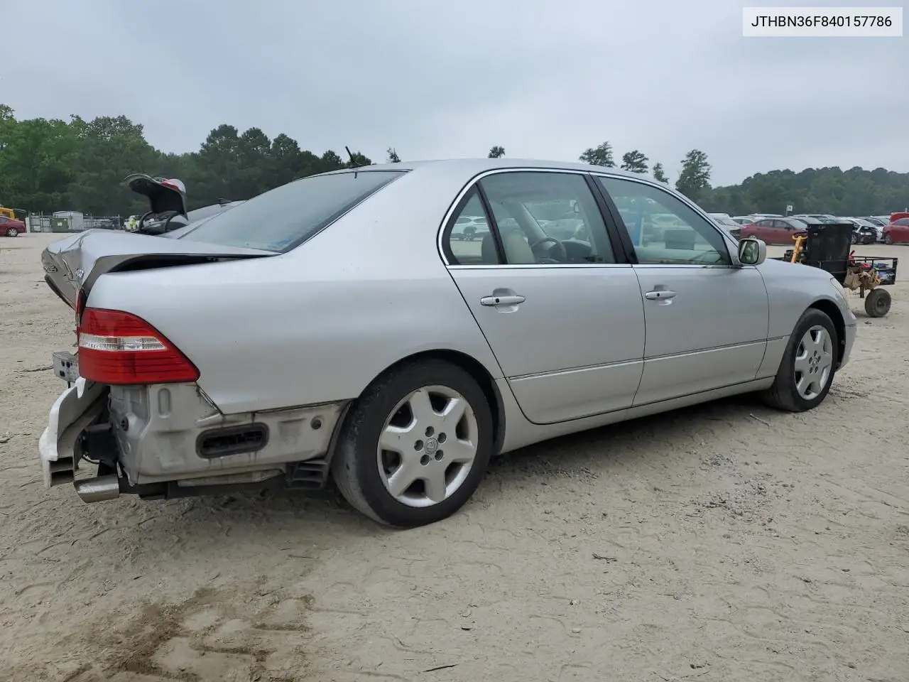 2004 Lexus Ls 430 VIN: JTHBN36F840157786 Lot: 62720585