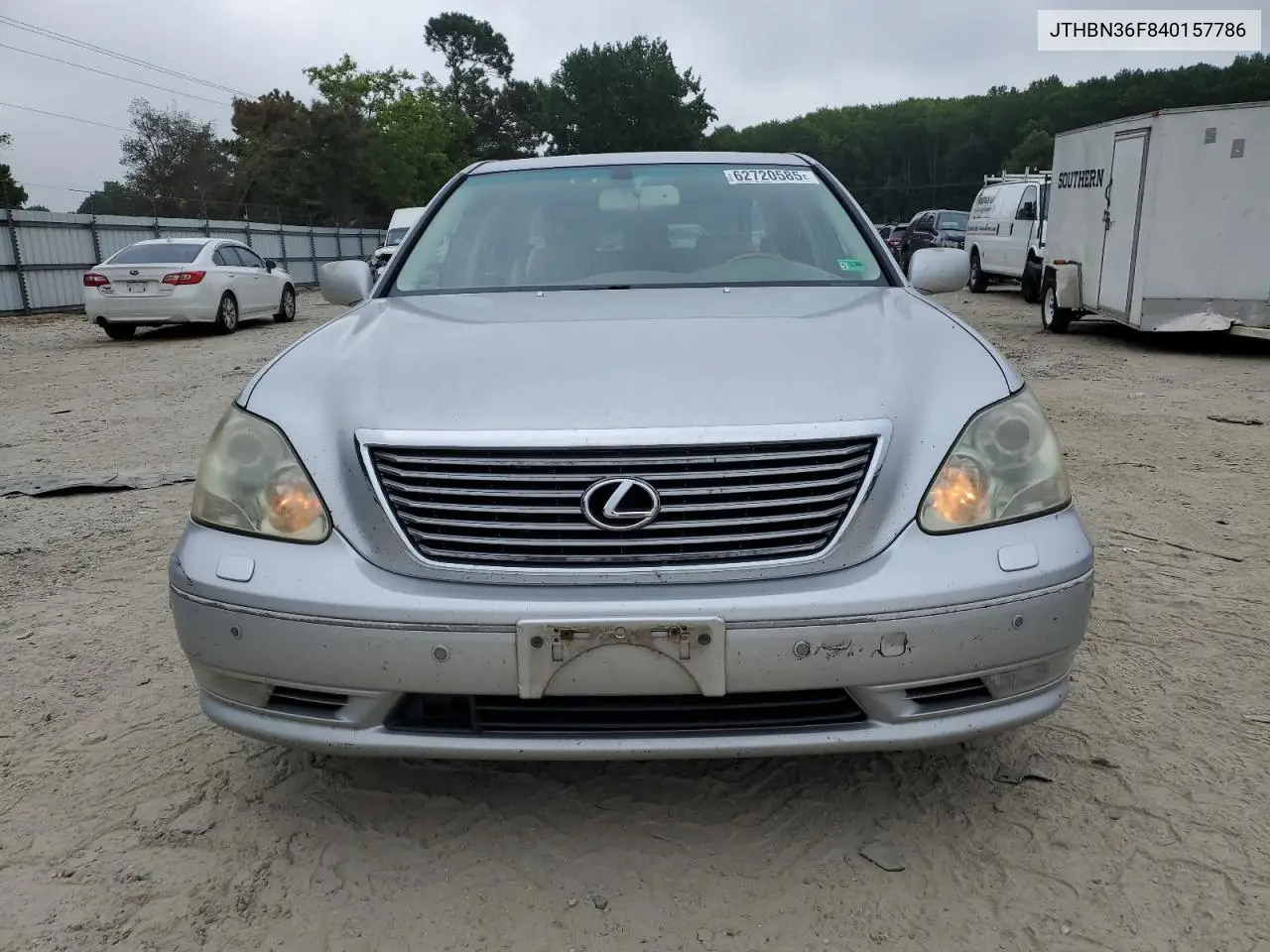 2004 Lexus Ls 430 VIN: JTHBN36F840157786 Lot: 62720585