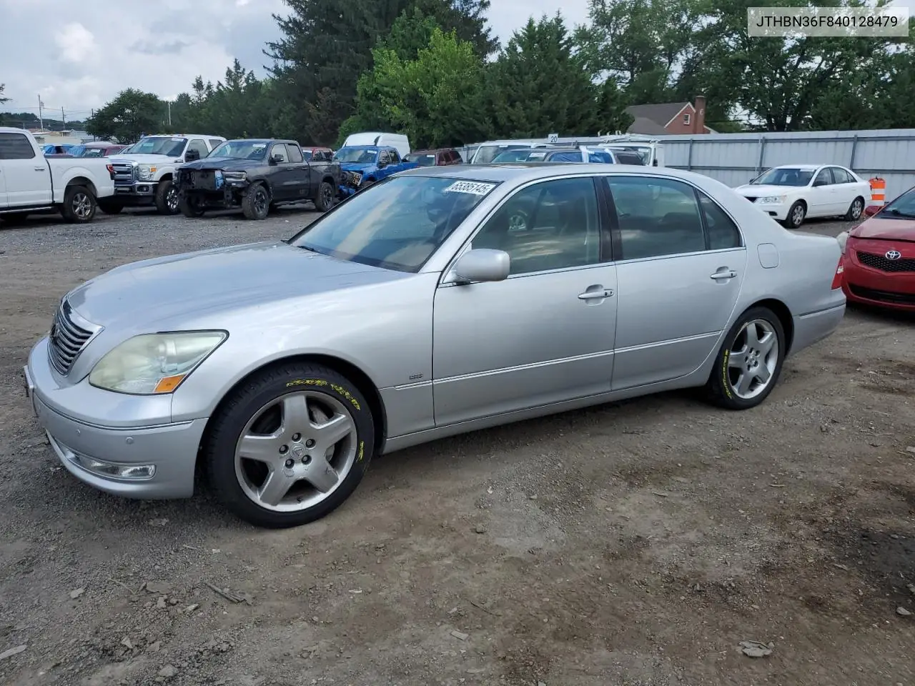 2004 Lexus Ls 430 VIN: JTHBN36F840128479 Lot: 65385145