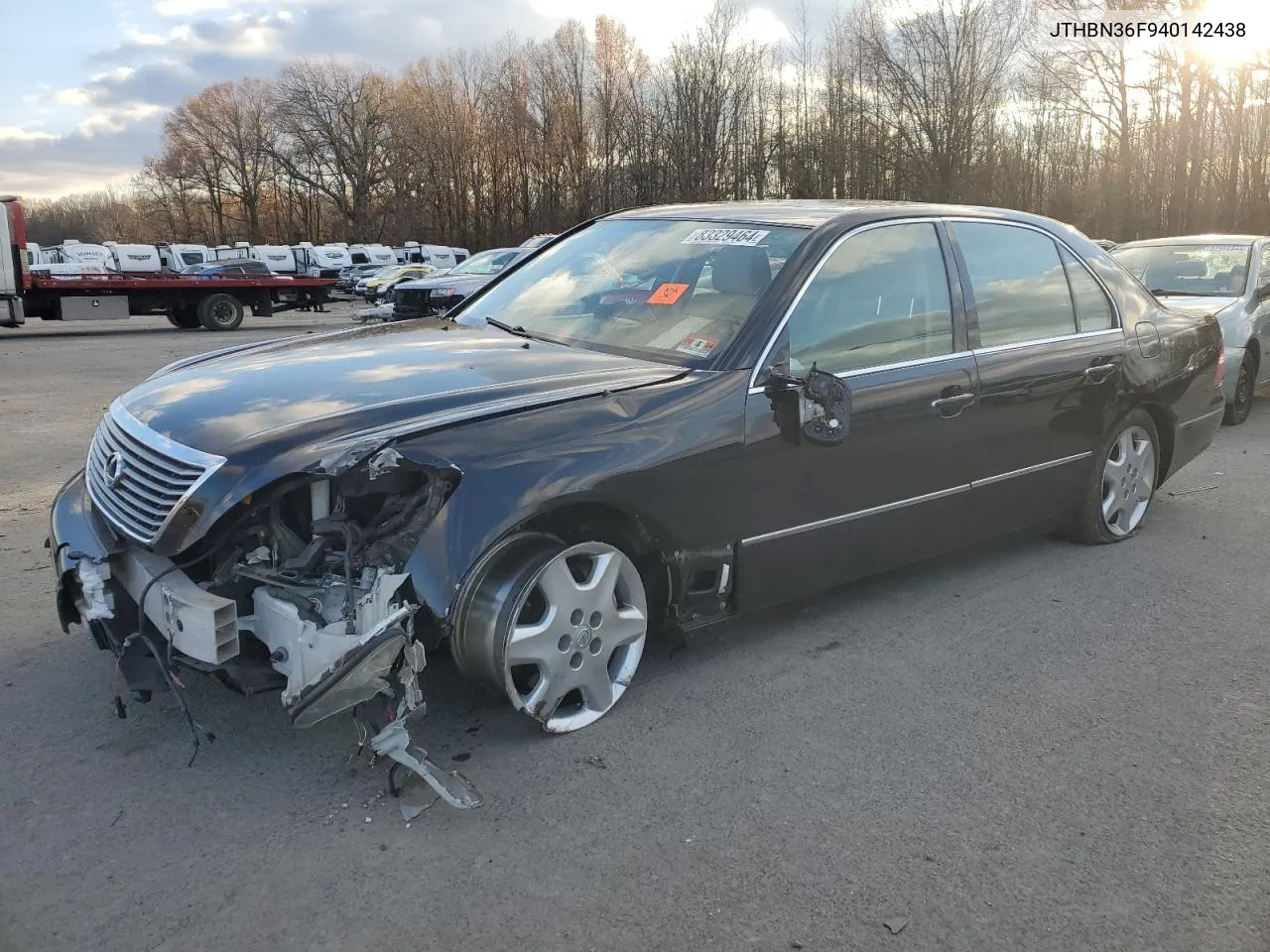 2004 Lexus Ls 430 VIN: JTHBN36F940142438 Lot: 83329464