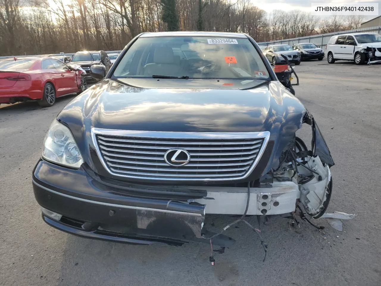 2004 Lexus Ls 430 VIN: JTHBN36F940142438 Lot: 83329464