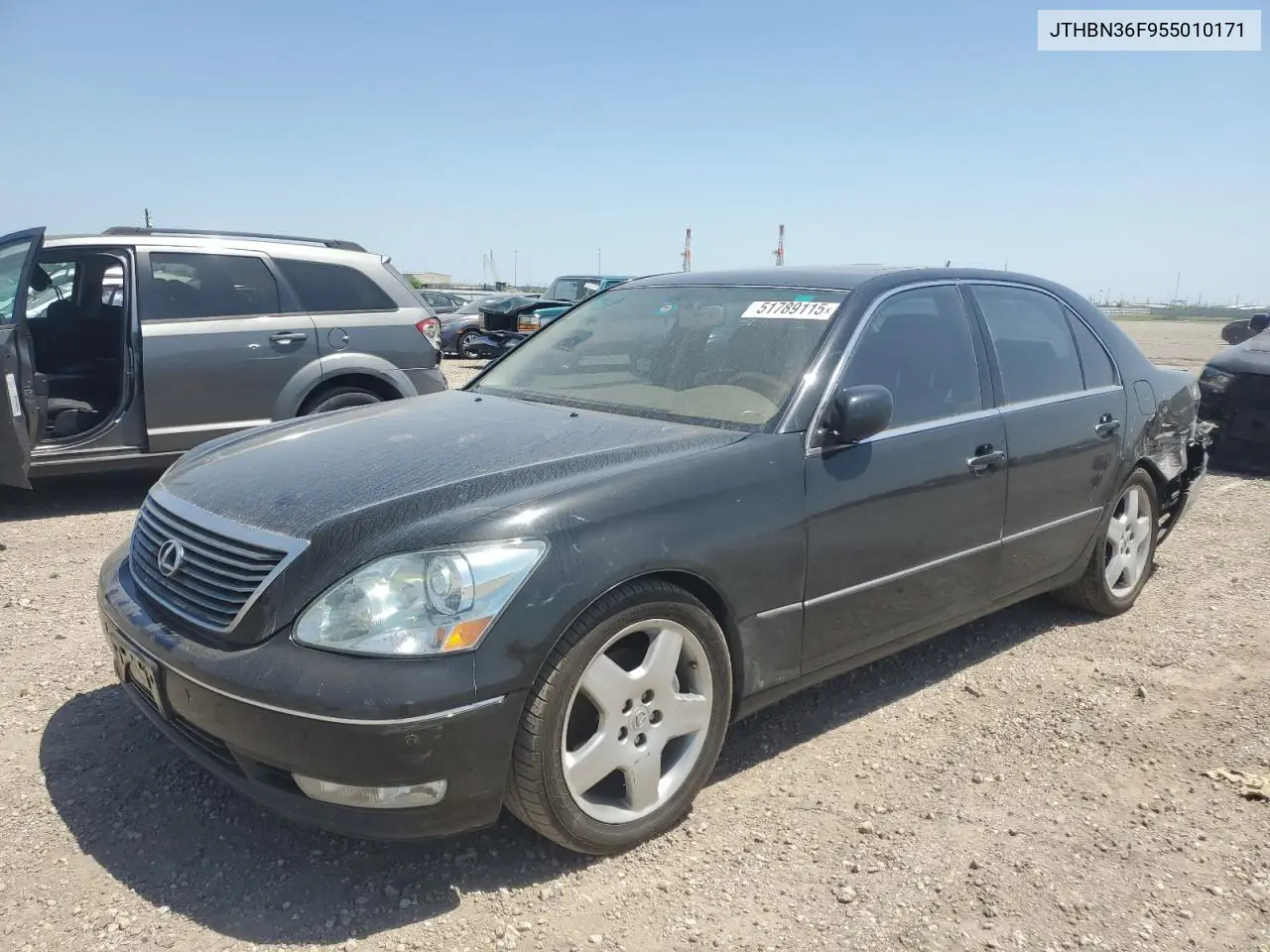 2005 Lexus Ls 430 VIN: JTHBN36F955010171 Lot: 51789115