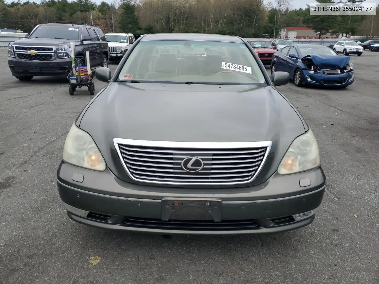 2005 Lexus Ls 430 VIN: JTHBN36F355024177 Lot: 54784685