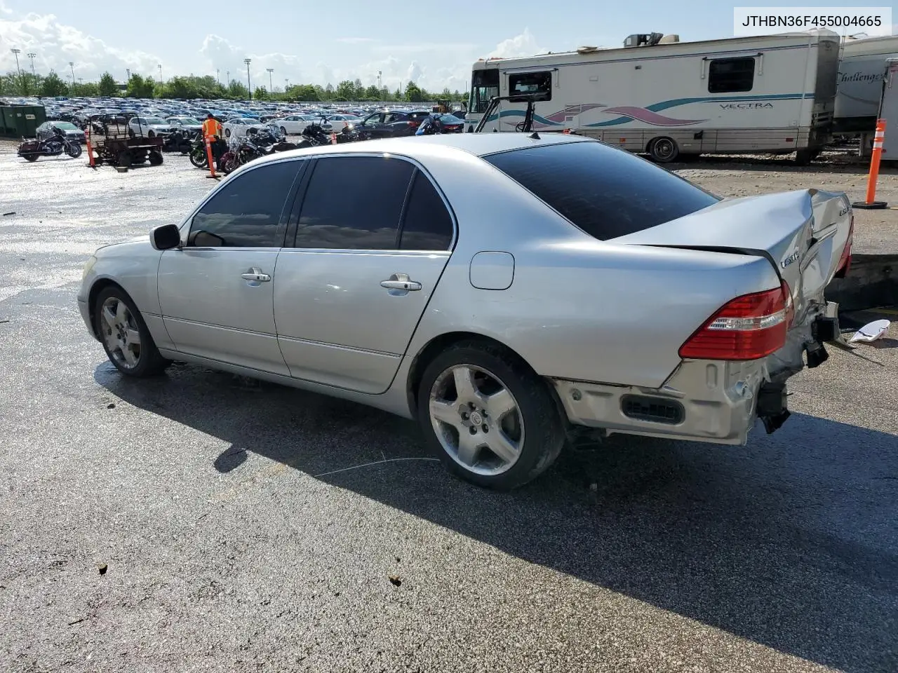2005 Lexus Ls 430 VIN: JTHBN36F455004665 Lot: 55113815